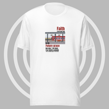 Load image into Gallery viewer, Unisex Cotton T-shirt white | Faith train