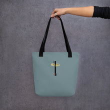 Load image into Gallery viewer, Stylish Tote Bag B Duckegg Blue 2sides| Cross