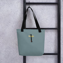 Load image into Gallery viewer, Stylish Tote Bag B Duckegg Blue 2sides| Cross