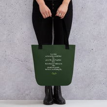 Load image into Gallery viewer, Stylish Tote Bag B Green 2sides | John316