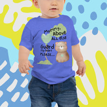 Load image into Gallery viewer, Baby Boy Jersey short sleeve Tee | My heart