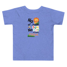 Load image into Gallery viewer, Toddler Short Sleeve Tee w/2sided print | Lion in school