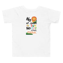 Load image into Gallery viewer, Toddler Short Sleeve Tee w/2sided print | Lion in school