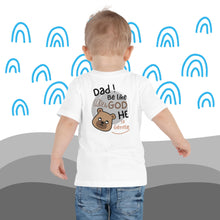 Load image into Gallery viewer, Toddler Boy Short Sleeve Tee/2sided print | Be like God