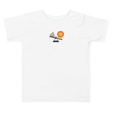 Load image into Gallery viewer, Toddler Short Sleeve Tee w/2sided print | Lion in school