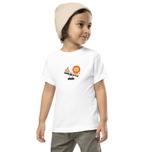 Load image into Gallery viewer, Toddler Short Sleeve Tee w/2sided print | Lion in school